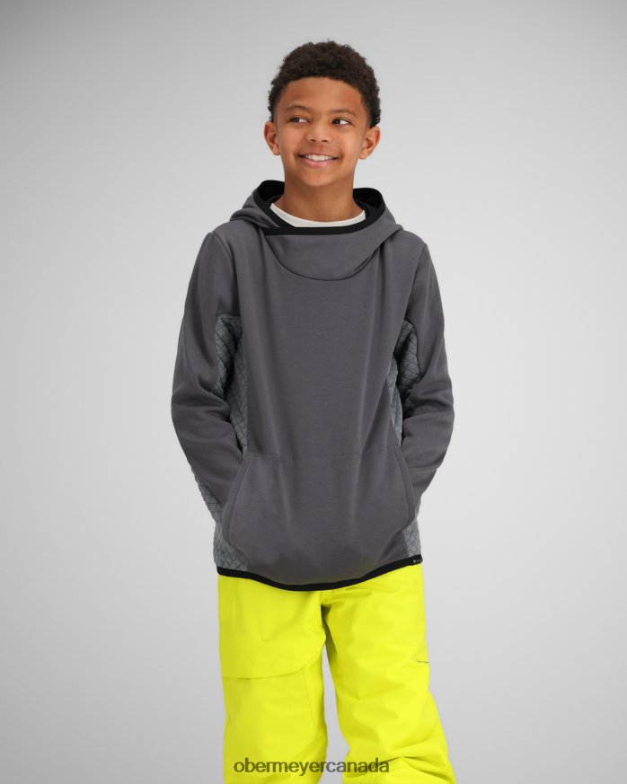 Obermeyer Teen Asher Flc Hoodie PT4J669 Clothing Coal