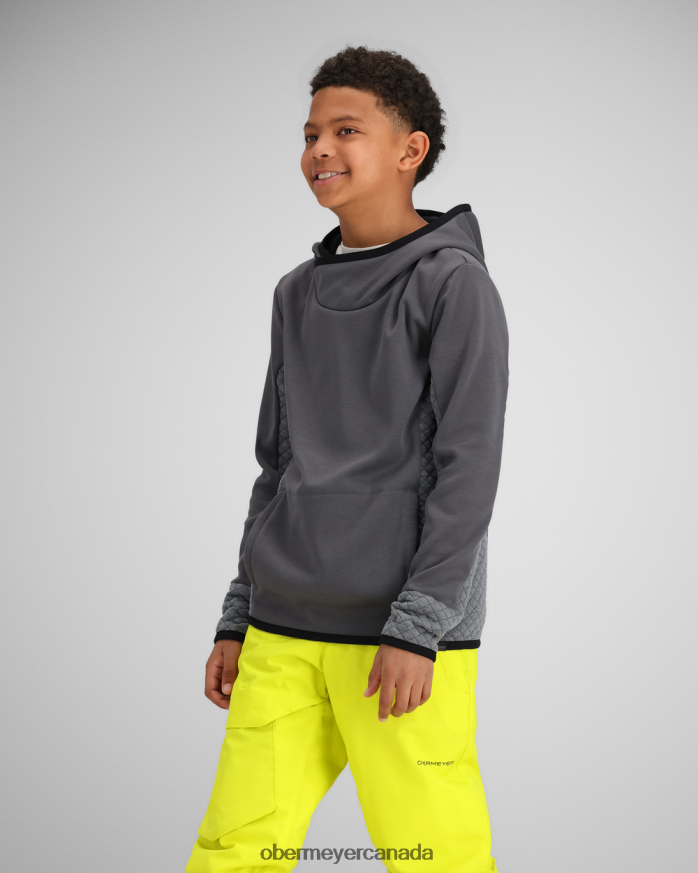 Obermeyer Teen Asher Flc Hoodie PT4J669 Clothing Coal