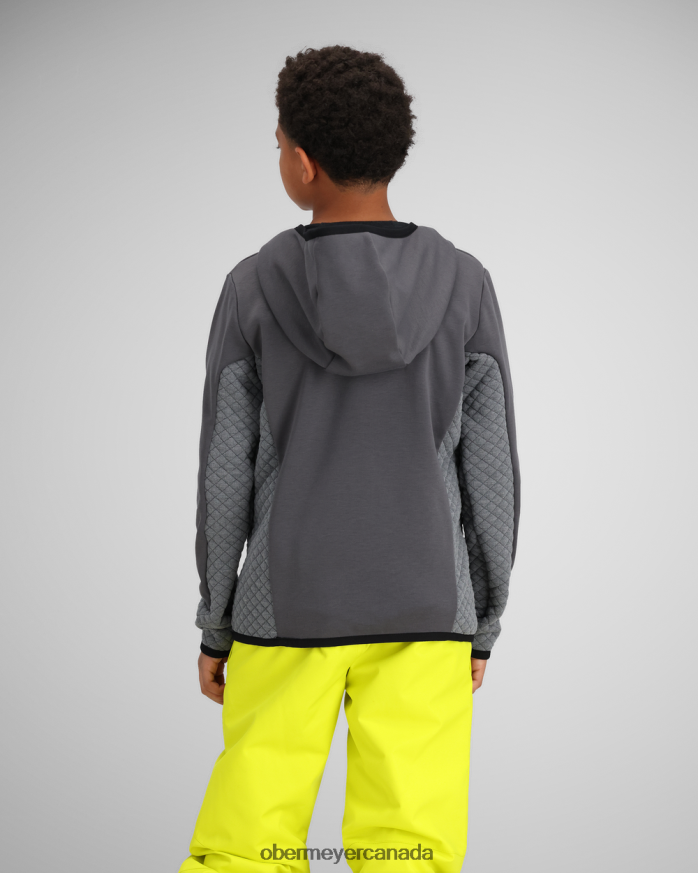 Obermeyer Teen Asher Flc Hoodie PT4J669 Clothing Coal