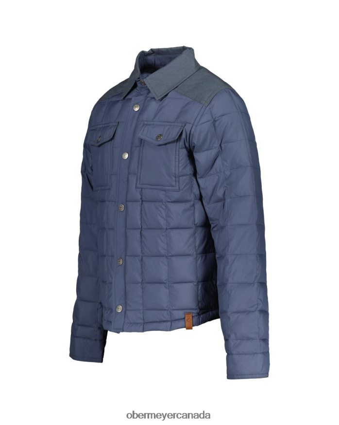 Obermeyer Teen Boys Wilder Puffy Shirt PT4J695 Clothing Raw Indigo