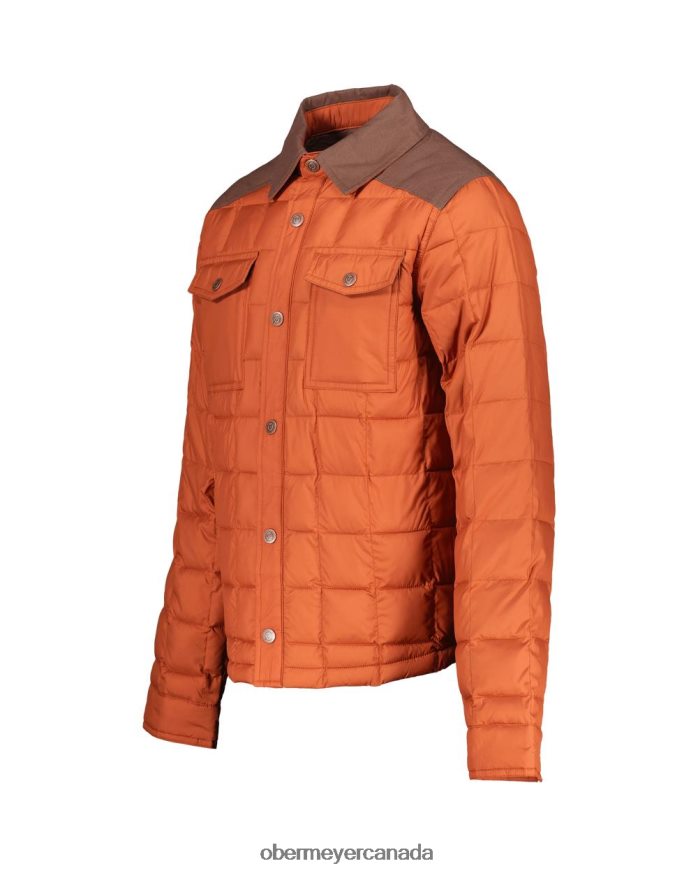 Obermeyer Teen Boys Wilder Puffy Shirt PT4J696 Clothing Terracotta