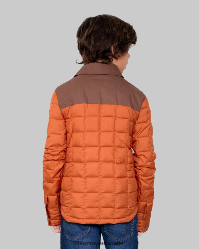 Obermeyer Teen Boys Wilder Puffy Shirt PT4J696 Clothing Terracotta