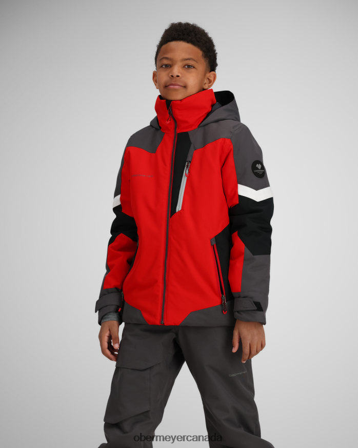 Obermeyer Teen Fleet Jacket PT4J562 Clothing Brakelight