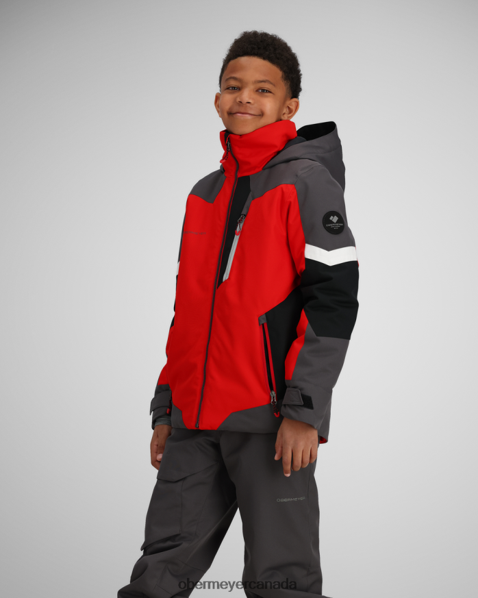 Obermeyer Teen Fleet Jacket PT4J562 Clothing Brakelight