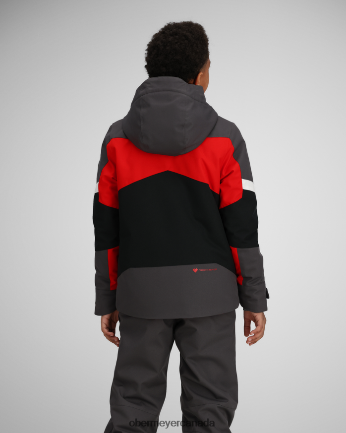 Obermeyer Teen Fleet Jacket PT4J562 Clothing Brakelight