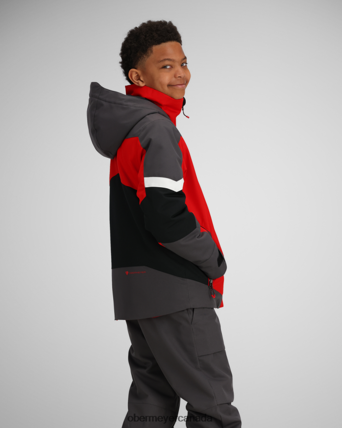 Obermeyer Teen Fleet Jacket PT4J562 Clothing Brakelight