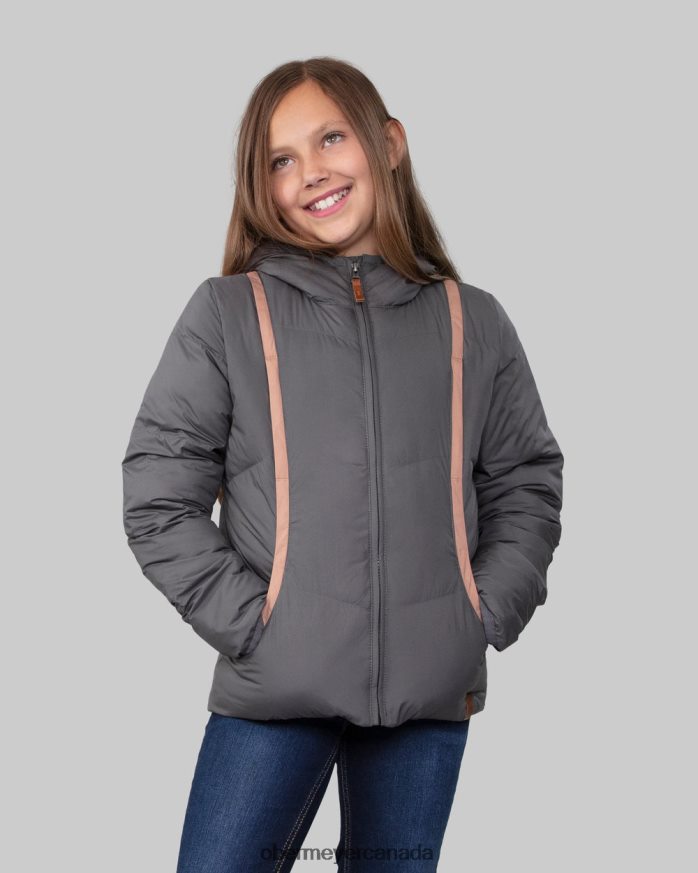 Obermeyer Teen Jackie Puffy Jacket PT4J699 Clothing Coal