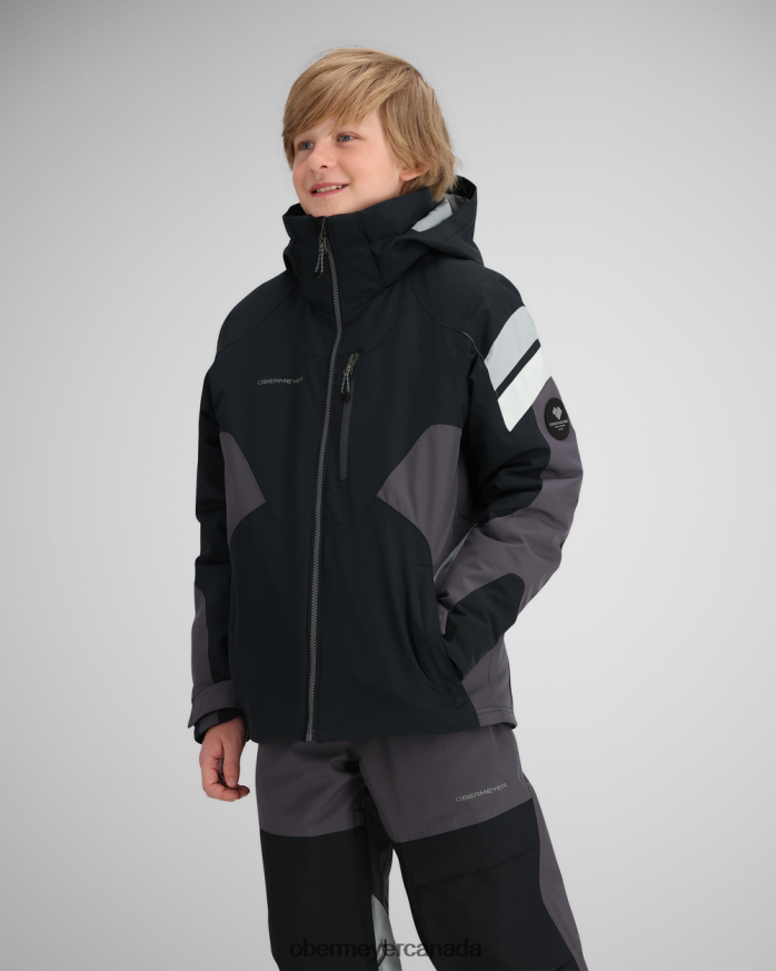 Obermeyer Teen Mach 14 Jacket PT4J529 Clothing Black