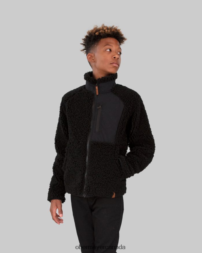 Obermeyer Teen TB Landry Sherpa Jacket PT4J703 Clothing Black
