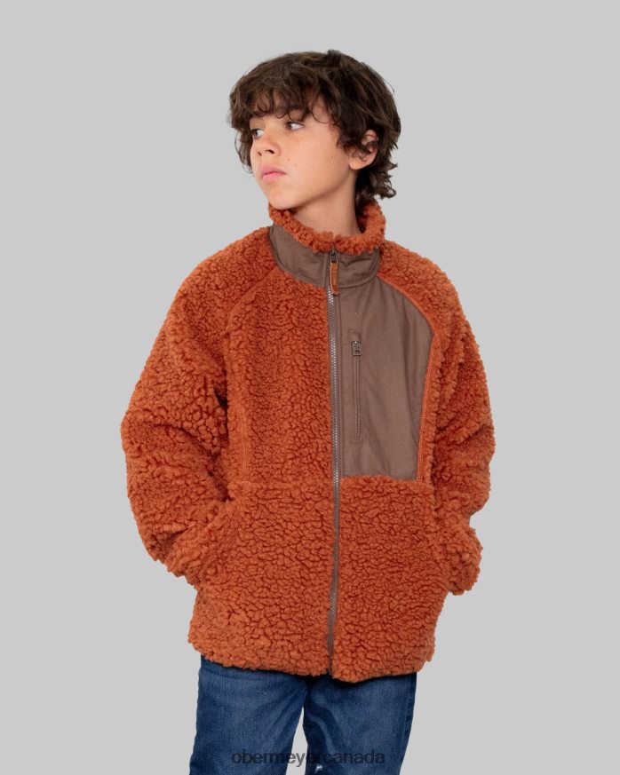 Obermeyer Teen TB Landry Sherpa Jacket PT4J705 Clothing Terracotta