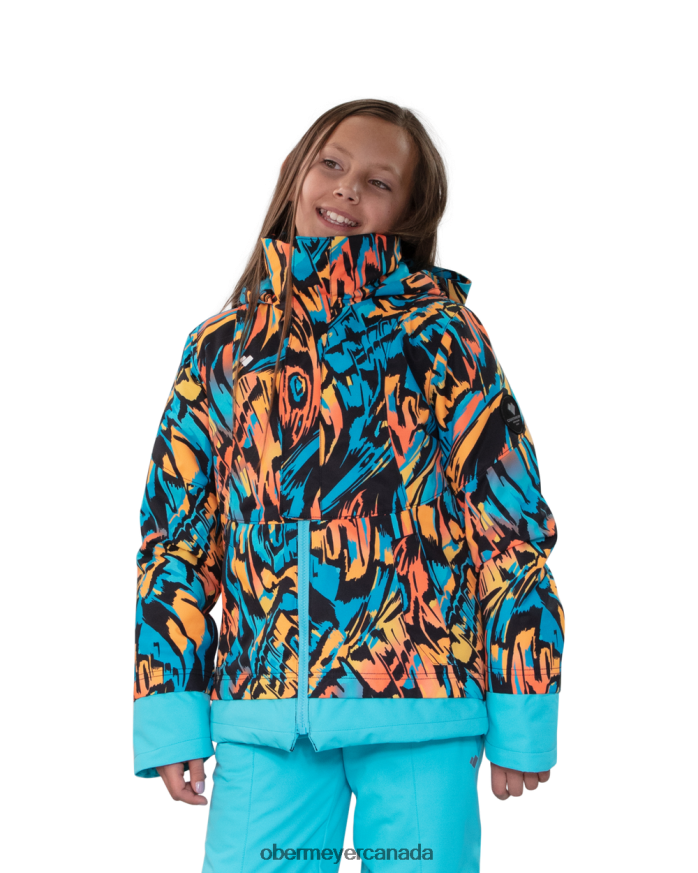 Obermeyer Teen Taja Print Jacket PT4J611 Clothing Swirl-Wind