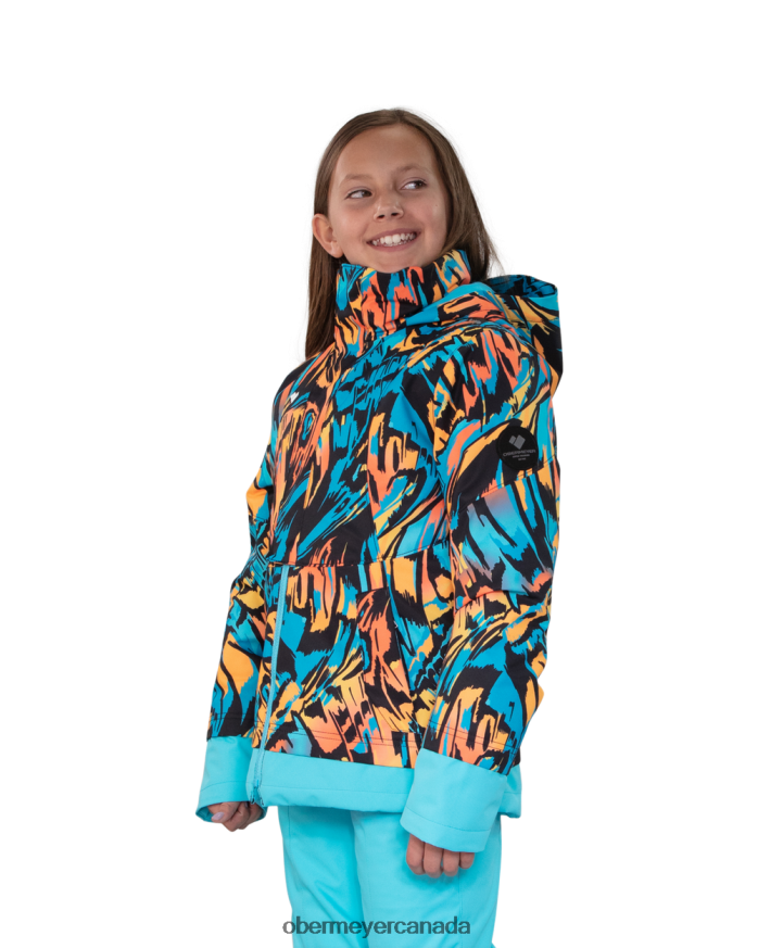 Obermeyer Teen Taja Print Jacket PT4J611 Clothing Swirl-Wind