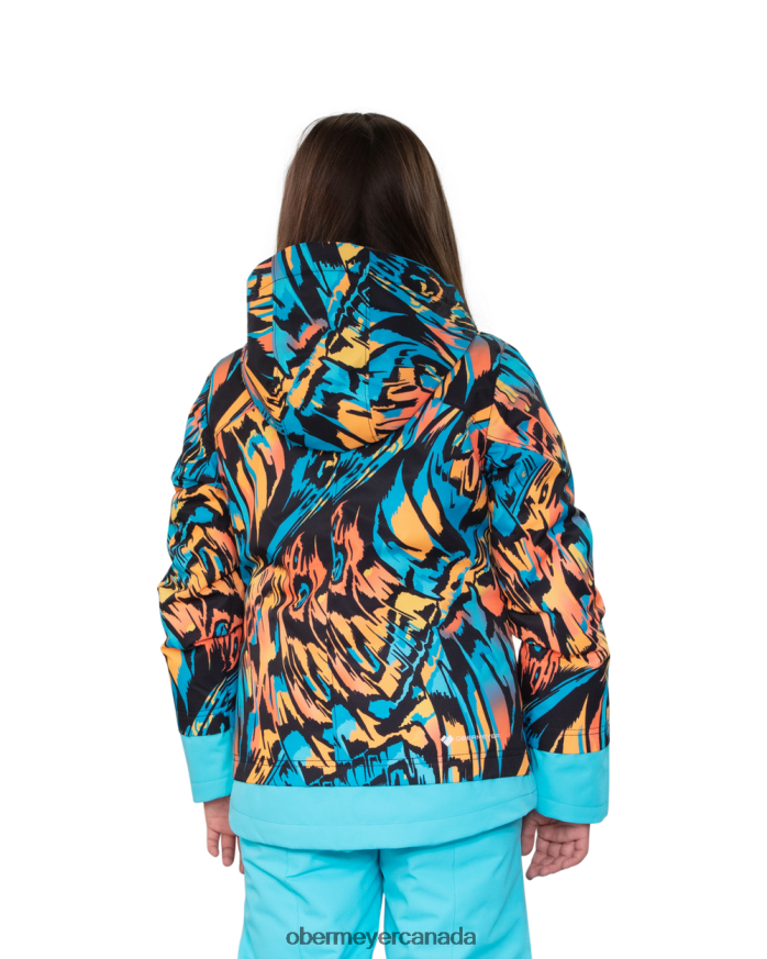 Obermeyer Teen Taja Print Jacket PT4J611 Clothing Swirl-Wind