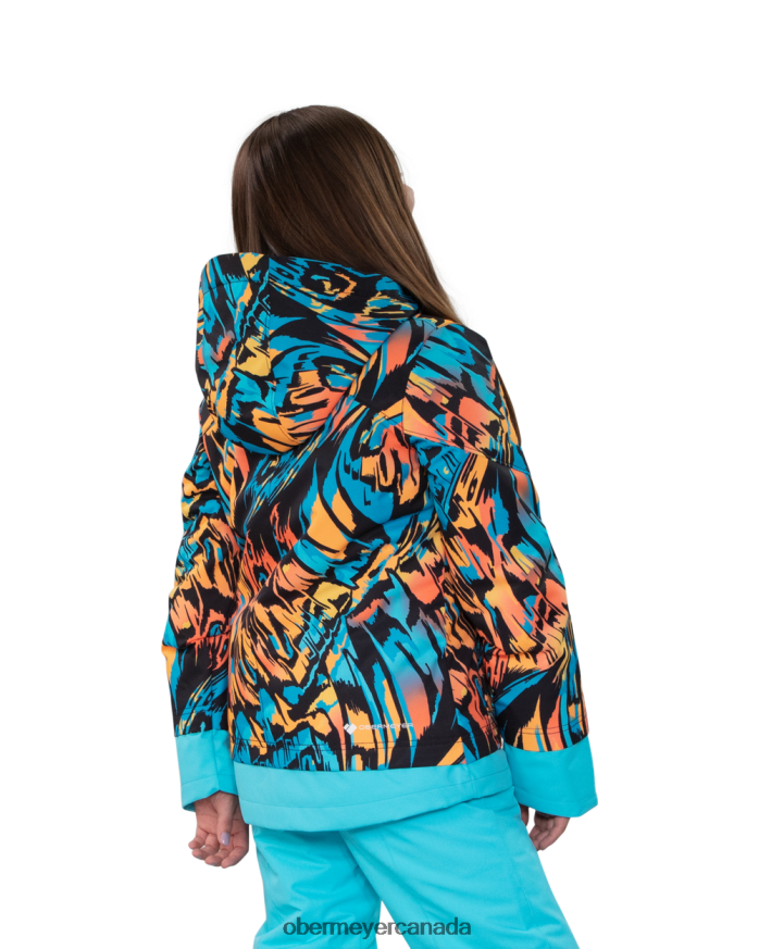 Obermeyer Teen Taja Print Jacket PT4J611 Clothing Swirl-Wind