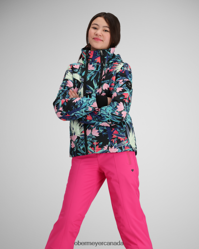 Obermeyer Teen Taja Print Jacket PT4J613 Clothing Alohaute