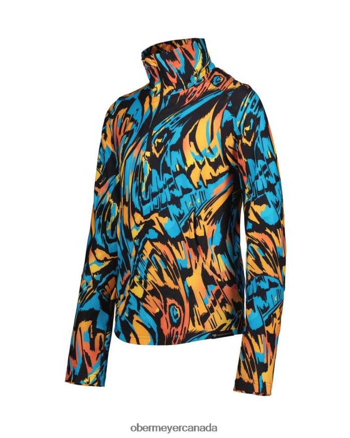 Obermeyer Teen Clara 1/4 Zip Top PT4J679 Clothing Swirl-Wind
