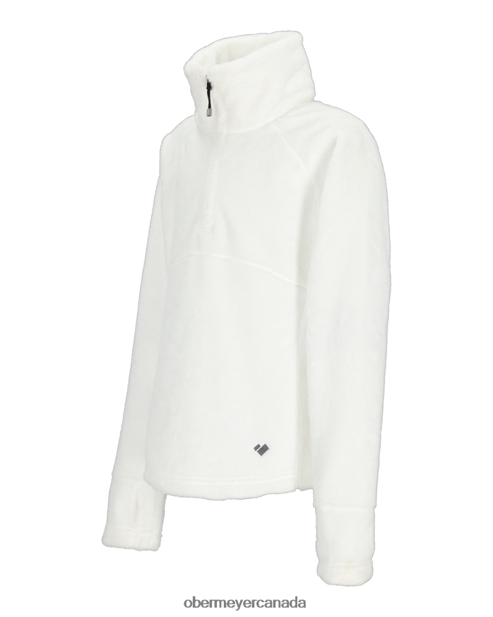 Obermeyer Teen Furry Fleece Top PT4J620 Clothing White