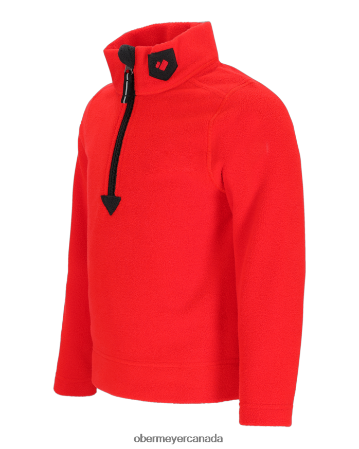 Obermeyer Teen Ultra Gear Zip Top PT4J524 Clothing Red