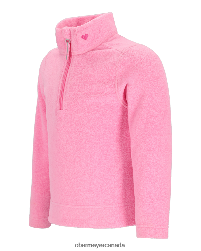 Obermeyer Teen Ultra Gear Zip Top PT4J526 Clothing Pinkafection