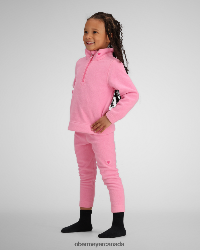 Obermeyer Teen Ultra Gear Zip Top PT4J526 Clothing Pinkafection