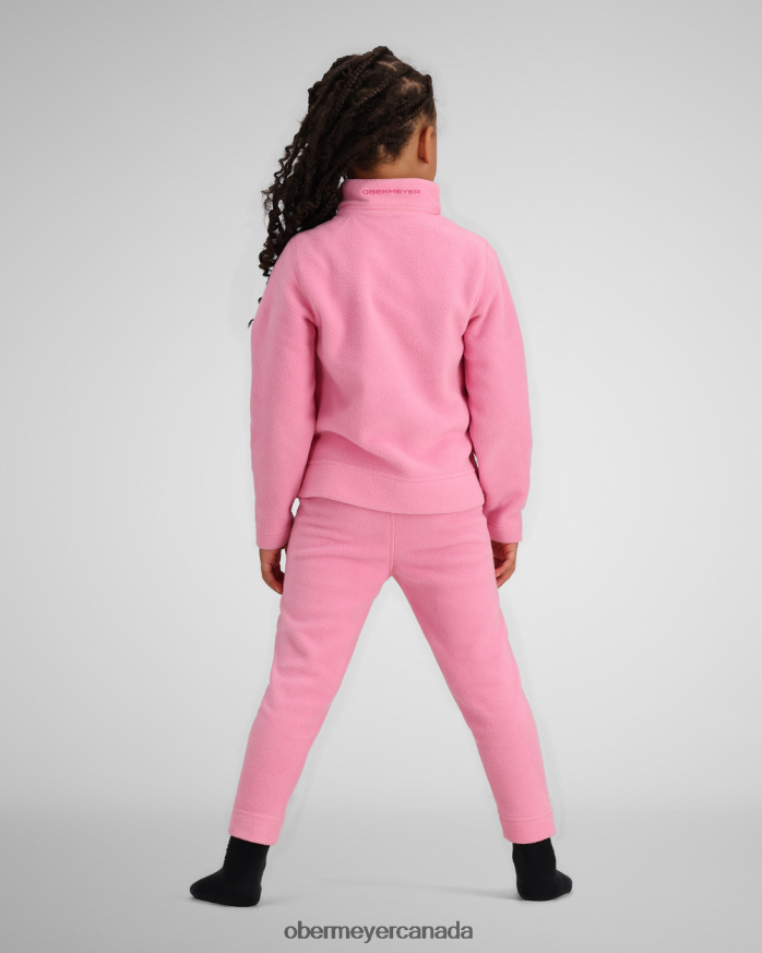 Obermeyer Teen Ultra Gear Zip Top PT4J526 Clothing Pinkafection