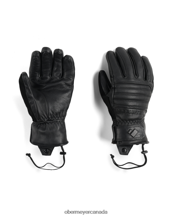 Obermeyer Unisex Leather Glove PT4J466 Accessory Black