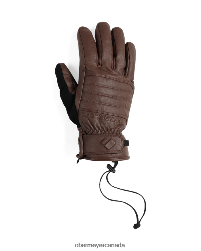 Obermeyer Unisex Leather Glove PT4J467 Accessory Espresso