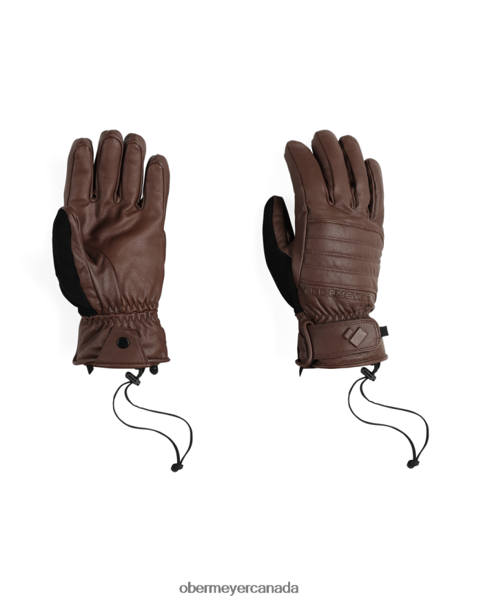 Obermeyer Unisex Leather Glove PT4J467 Accessory Espresso