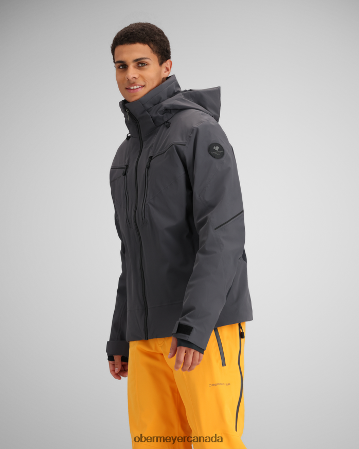 Obermeyer Unisex Charger Elite Jacket PT4J414 Clothing Basalt