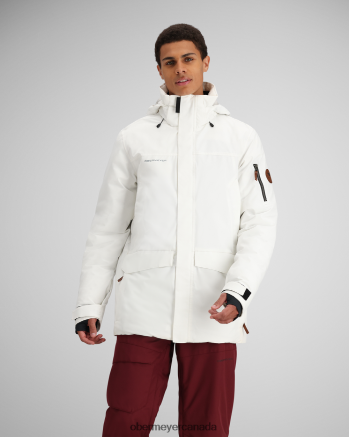 Obermeyer Unisex Ridgeline Jacket PT4J440 Clothing White