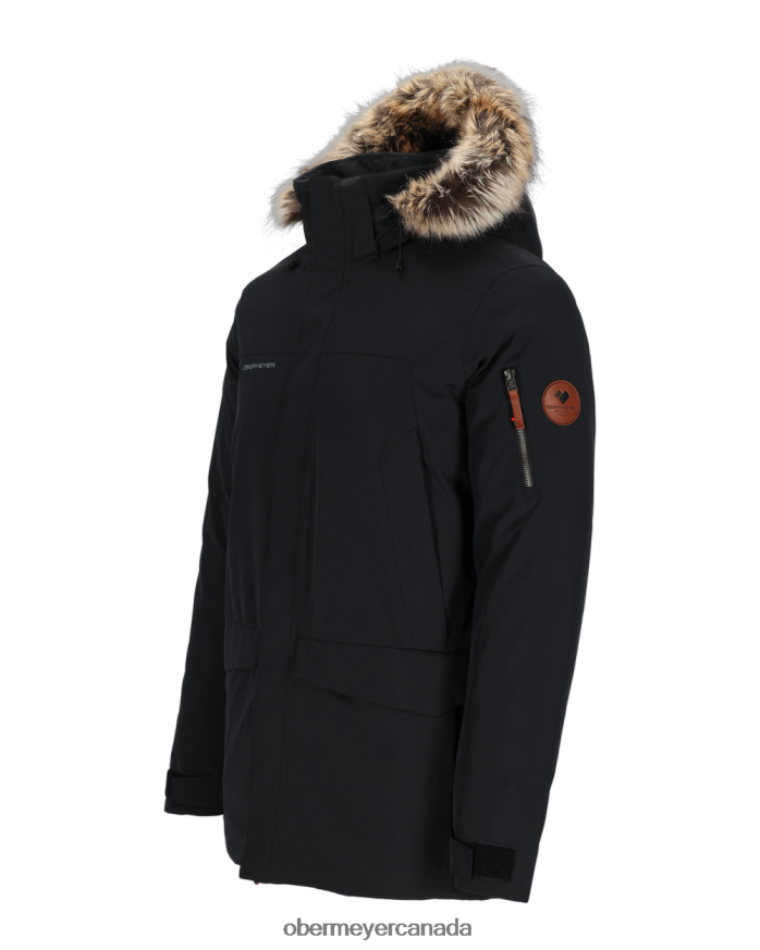 Obermeyer Unisex Ridgeline Jacket w/ Faux Fur PT4J390 Clothing Black
