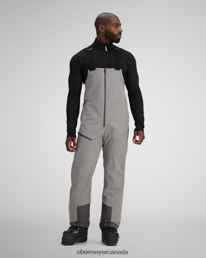 Obermeyer Unisex M Highlands Shell Bib PT4J426 Clothing Stone