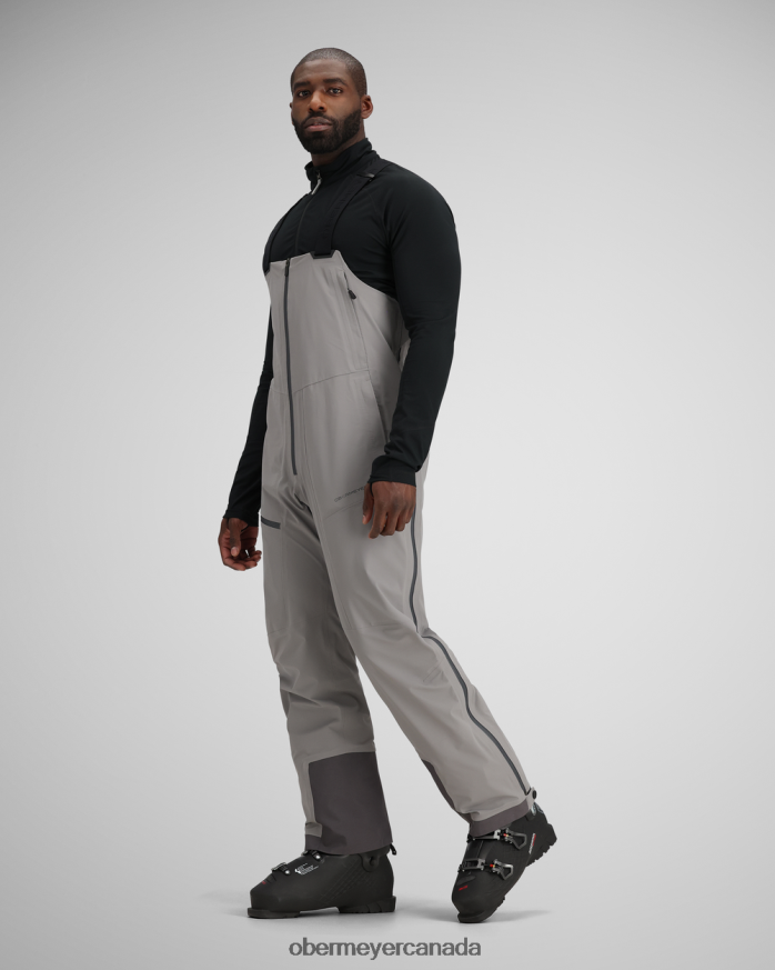 Obermeyer Unisex M Highlands Shell Bib PT4J426 Clothing Stone