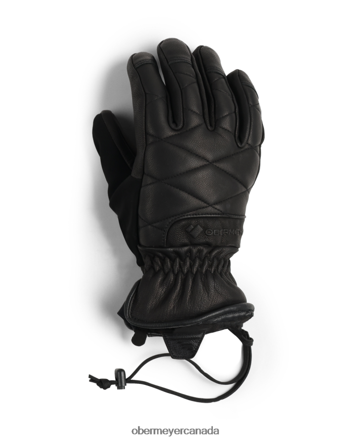 Obermeyer Women Leather Glove PT4J227 Accessory Black