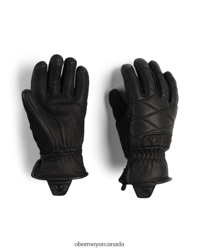 Obermeyer Women Leather Glove PT4J227 Accessory Black