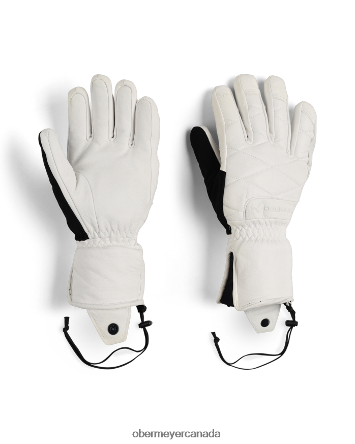 Obermeyer Women Leather Glove PT4J228 Accessory White