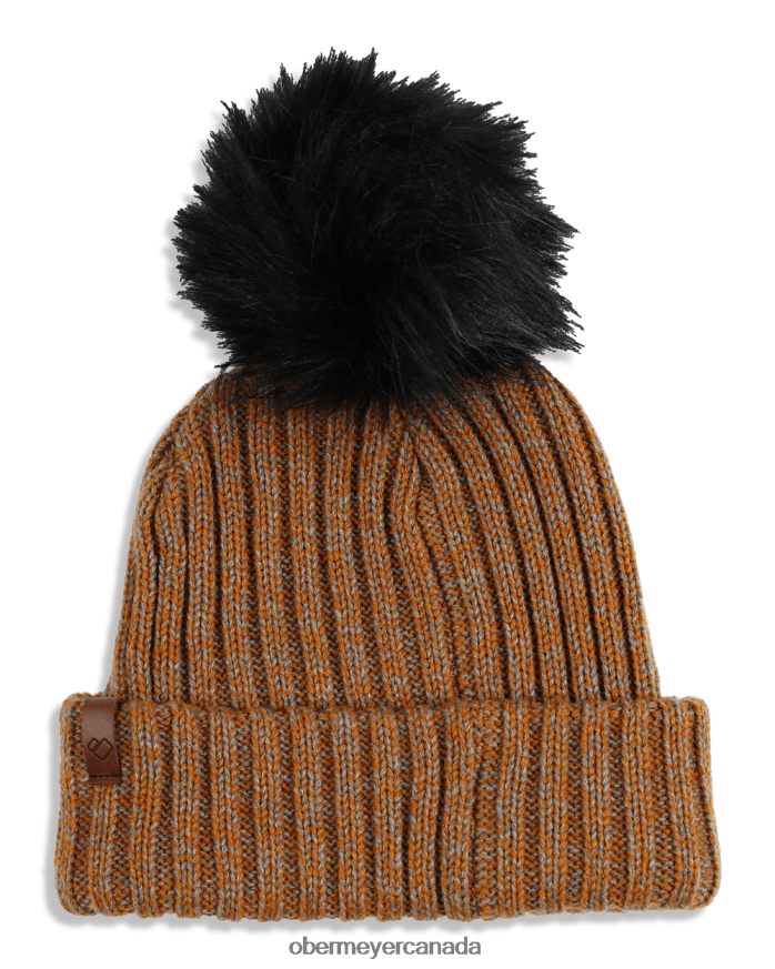 Obermeyer Women Fir FF Beanie PT4J301 Accessory Brown Sugar