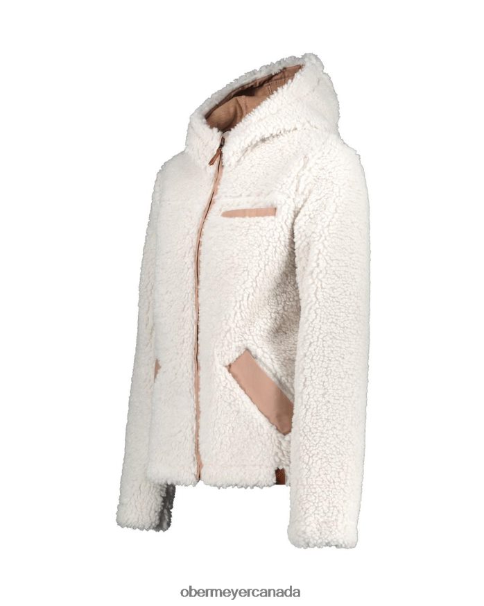 Obermeyer Women Amelia Sherpa Jacket PT4J304 Clothing Quartz