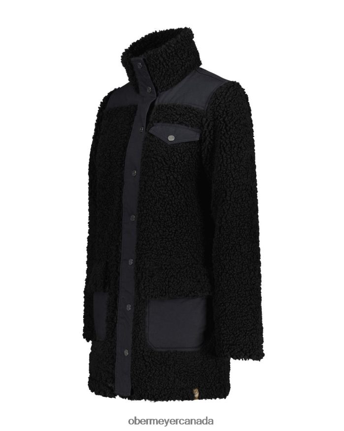 Obermeyer Women Andie Sherpa Jacket PT4J279 Clothing Black