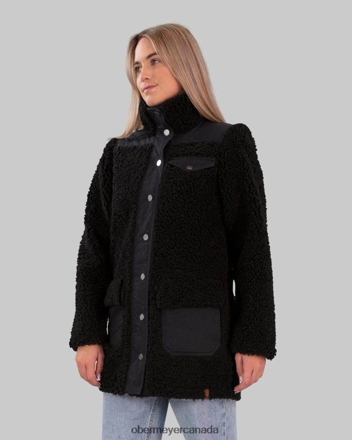 Obermeyer Women Andie Sherpa Jacket PT4J279 Clothing Black