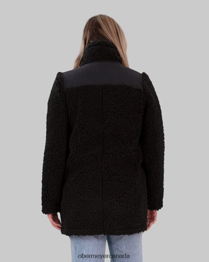 Obermeyer Women Andie Sherpa Jacket PT4J279 Clothing Black