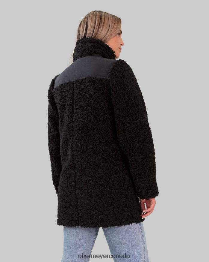 Obermeyer Women Andie Sherpa Jacket PT4J279 Clothing Black