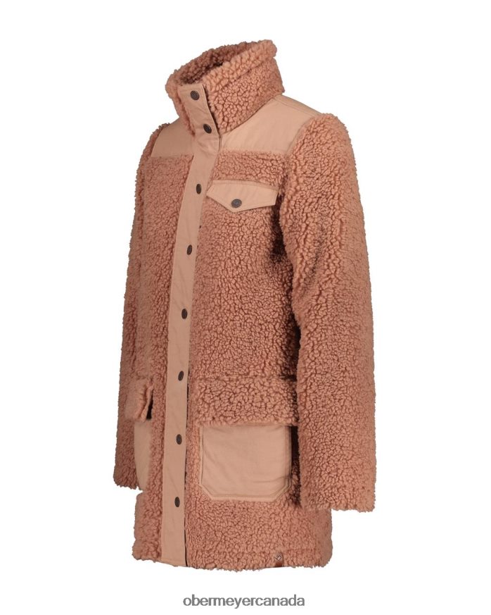 Obermeyer Women Andie Sherpa Jacket PT4J280 Clothing Saddle