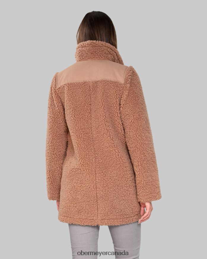 Obermeyer Women Andie Sherpa Jacket PT4J280 Clothing Saddle