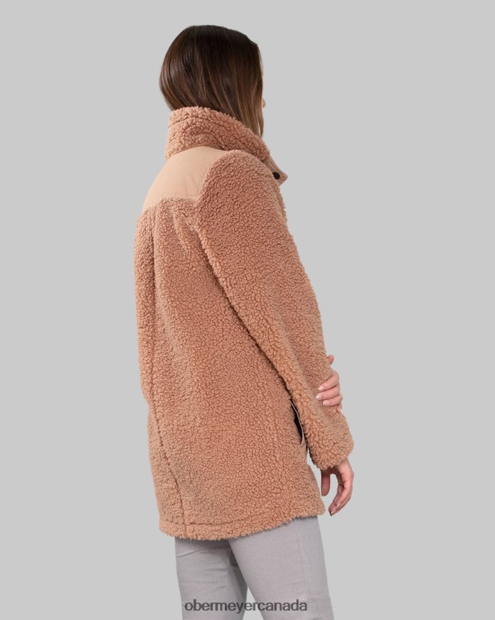 Obermeyer Women Andie Sherpa Jacket PT4J280 Clothing Saddle