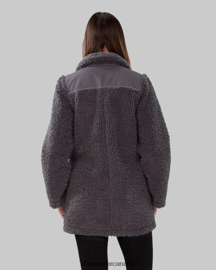 Obermeyer Women Andie Sherpa Jacket PT4J281 Clothing Coal