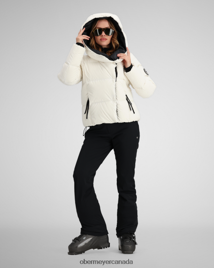 Obermeyer Women Calypso Down Jacket PT4J112 Clothing Diamond White