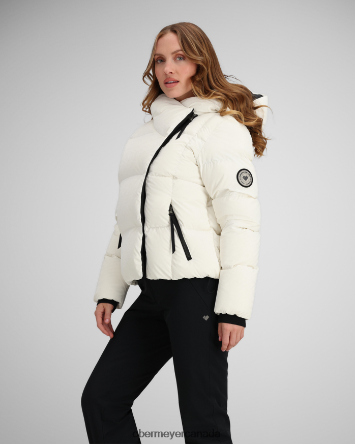 Obermeyer Women Calypso Down Jacket PT4J112 Clothing Diamond White