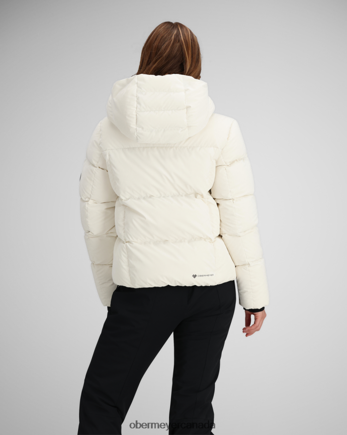 Obermeyer Women Calypso Down Jacket PT4J112 Clothing Diamond White