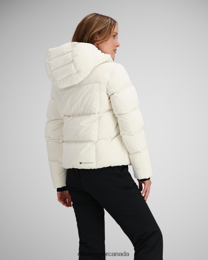 Obermeyer Women Calypso Down Jacket PT4J112 Clothing Diamond White